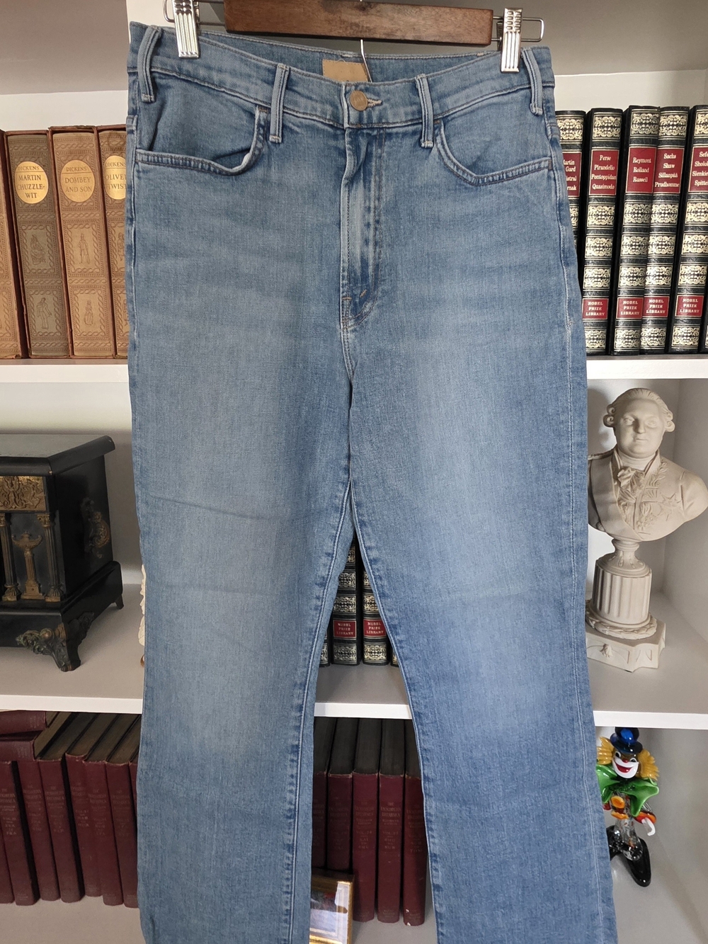 MOTHER The Hustler Ankle Fray Jeans – Sworn to Secrecy – Size 29